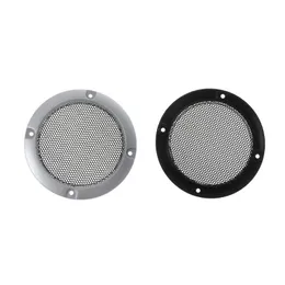 LE13mon Speaker Grills Protective Subwoofer Frame Grille Cover Steel Mesh Decorative Circle DIY Accessories