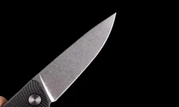 Rosja Shirogorov Flipper Solding Nóż 440C 58HRC Ston Wash Wykończenie Blade Outdoor Survival Ratival Knives Pocket Nifes3074513