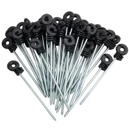 Cancing Trellis Gates 25 pezzi Isolanti della distanza elettrica isolanti di plastica Isolanti di anello di plastica Vietta lunga per legno Post1327127