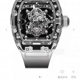 Desginer 기계 자동 자동 시계 최고 품질 Millesmir 기계식 RM001 날짜 Skull RM56-02 Tourbillon