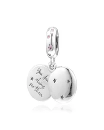 2019 Mother039S Day 925 Sterling Silver Jewelry Forever Sisters Dangle Charm Beads fits Ra Braceletsネックレス女性DI2720820