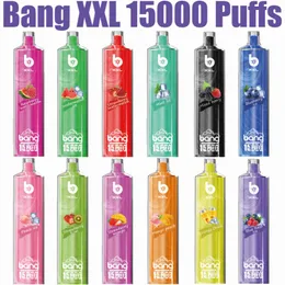 Bang xxl 15000 sbuffi sigarette elettroniche usa e getta da 25 ml POD Prefemped PUFF15K 600MAH Vaper batteria ricaricabile 0% 2% 3% 5% Flusso d'aria regolabile