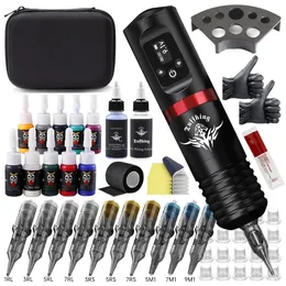 EZ Drahtlose Tattoo Maschine Caster S – 1500 MAh Akku, 10000 U/min, Für Anfänger & Künstler