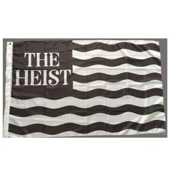 Heist Stripe 3x5ft Flags 100D Polyester Banners Outdoor Lebendige Farbe Hochqualität mit zwei Messing -Teilen2686011