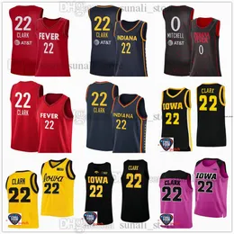 2024 Draft Pick n. 1 Donne 22 Caitlin Clark Basketball Maglie 2024 Final Final Four Black Rosa giallo Bianco Bianco Navy Rosso Lady Lady Youth Kids Girls Boys Boys Boys