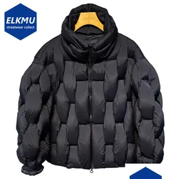 Mens Down Parkas Winter Padded Jacket Men Fashion Luxury Designer Squip