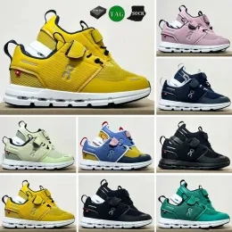 Outdoor 2024 Cloud Kids Shoes Sports Sports Outdoor Athletic UNC Black Children White Girls Sneakers Casual Fashion Kid Walking Toddler Snea