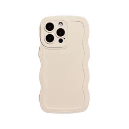 iPhone 12 Pro Case Wave, 여성 소녀를위한 곱슬 프레임 디자인, 전화 케이스 소프트 유연성 TPU 충격 방지 전신 보호 케이스 커버