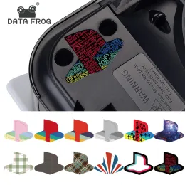 Doysticks Data Frog 12pcs تصميم Skin Design Design for PS5 شعار Vinyl Scins الأنماط الرجعية الكلاسيكية للإصدار الرقمي PS5 Disk Disk