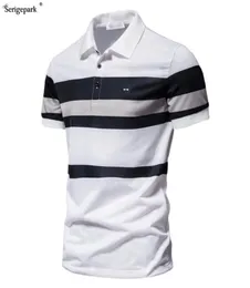 MAN Polo Shirt Strip Classical Pattern France Luxury Serige Park Cotton Blends European Design 2204199847512