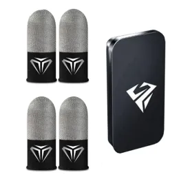 مكبرات صوت 2 PCS Mobile Game Game Gloves Tweyproof Antislip Touch Screen Screen Sleeve Treasable Gaming Loving Cover for Gamer