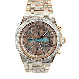 Audemar Pigue Men's Watch Trusted Luxury Watches Audemar Pigue Royal Oak Offshore 18K Oro Pendente Diamanti - Gratis Nave FUNK9