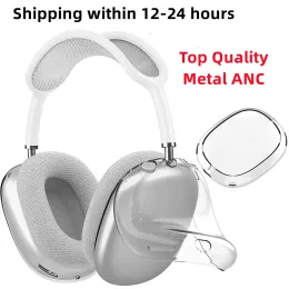 For Airpods Max Headphone Accessories Transparent TPU Case Silicone anti-collision Protective shell Headphones Waterproof Protective case