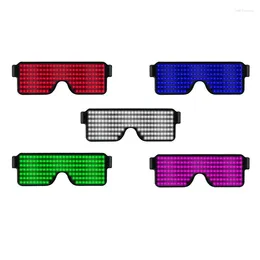 Party Dekorationsstil Neon Musik Luminöse Brille LED Birthday Ball Bar Grand Event Mode Mode