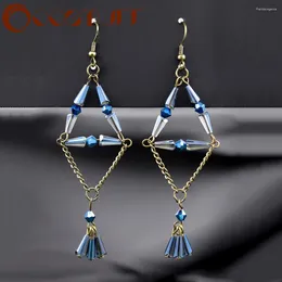 Orecchini a pennaglie 2024 Antique fatti a mano vintage sospensione pendente pendientes Brincos lunghi gioielli per donne oggetti Goth.