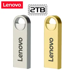 Adapter Lenovo Memory Stick 1TB USB 3.0 High Speed Flash Drive 2TB Hard Drive Metal Mini Key Usb Pen Drive For PC Car Musie Laptop