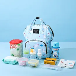 Belt The New MultiFunction Diaper Bag for Baby Care Nappy Bags Handbags Travel Backpack Large Capacity Cartoon unicorn