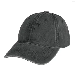 Beralar 3 Kür-Siyah Mürekkep T-Shirt Kovboy Şapkası Özel Lüks Snap Snap Geri Golf Giyim Erkek Kadınlar Kadın