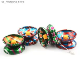 Yoyo 20 PCS Yoyo Professional Play Ball Yo-Yo عالي الجودة سبيكة Metal Classic Diabolo Magic Gift Toys للأطفال بالجملة Q240418