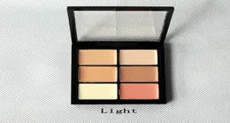 6カラー矯正器Pro Concealer Cream Palette de Maquillage Light Cream Natural Skin MoisturizerのフルカバーウェットBrighten FA4252439