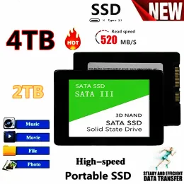 Kapsling SSD Drive HDD 2.5 Hårddisk SSD 120 GB 240 GB 1TB 512 GB 2TB 256 GB HD SATA Disk Intern hårddisk för bärbar dator