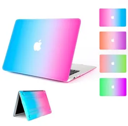 Protettore di copertura per custodia gommata arcobaleno per Apple MacBook Air Pro con retina 11 13 15 pollici A1706 A1708 A17074934144