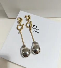 Orecchini a sospensione in metallo barocco Iperbolo Designer penzola per orecchino per culo per le donne Accessori per gioielli in stile