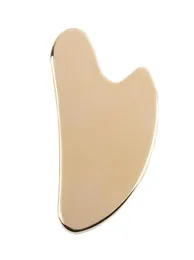 Beauty Face Care Pure Copper Gua sha Tool in ottone GUASHA Board Agopuntura raschiatura per massaggio occhio Bodice Anti Wrinkle Care Too4959038