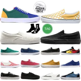 tênis originais designer real sapatos casuais panos roxos sapatos pretos brancos casuais uva Old Skool Canvas Luxury Man Woman Dhgates Low Cut Skateboard Pink Trainer