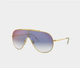 Modelos de cobra -maçã Designer Sunglasses Metal Frame Monolithic Trend Gradient Lens Men and Women Glasses With Box 35974003320