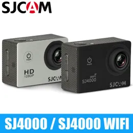 カメラオリジナルSJCAM SJ4000シリーズ1080P HD 2.0 "SJ4000/SJ4000 WIFI 4Kアクションヘルメットカメラ防水カメラスポーツDVカーレジストラ