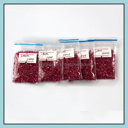 Loose Diamonds 3A Small Size Garnet Cz Stone Price Loose For Jewelry Making 0.8-1.5Mm Round Good Cut Lab Created Cubic Zirconia 1000Pc Otx8T