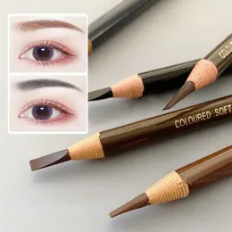 Enhancers 5 Colors Eyebrow Pencil Lating Waterproof Nonsmudge Eye Brow Pen Genuine Women Wood Hard Core Wood Eyebrow Pencil Eyebrow Pen