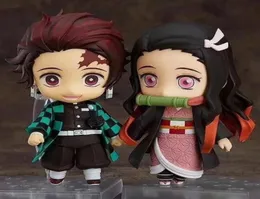 10 cm q ver kimetsu no yaiba kamado nezuko tanjirou pvcアクション図