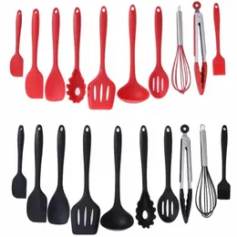10Pcs/set Nonstick Cookware Set Silicone Spatula Spoon Kitchen Utensils DIY Kitchen Cooking Tools