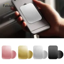 Universal Replacement Metal Plate With Adhesive For Magnetic Car Mount Phone Holder Magnet Stand Roundsquare Drawing Iron Sheet6150709