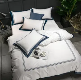 5Star el Luxo White 100 Egyptian Cotton Beddings conjuntos