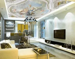 Mural Ceiling European Style Angel Zenith Mural mural 3d wallpaper 3d wall papers for tv backdrop4204119