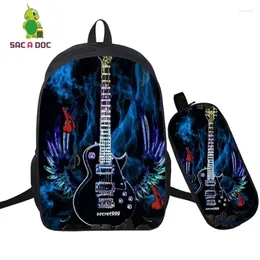 Backpack Teens Music Lover Backpacks Travel Laptop Bags For Women Student Penbag 3d Print Mochila Hombre Korean Plecak Damski Schoolbag