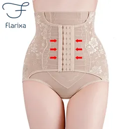 Flarixa 2 in 1 bel vücut şekillendirme iç çamaşırı kalça ve karın dikişsiz kıyafetler yüksek doğum sonrası zayıflama brifingleri 240407