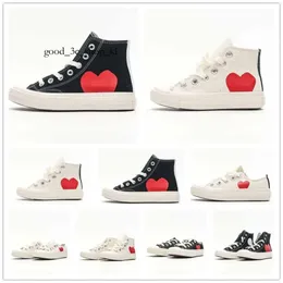 Acquista i bambini casual classici SCARPE CANVAS 1970 Sneaker stella Sneaker Chuck 70 Chucks degli anni '70 Bambini per bambini piccoli Big Eyes Heart Heart Shape Platform Name 965