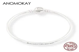 Anomokay New 100 925 Sterling Silver Cute Little Lion Bangles Armband For Children Fashion Birthday Present Silver Jewelry LJ201021635069