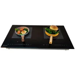 Quattro Bevel Two Burner Induction Cooker Booster 2000W Custodia in metallo integrato OEM ODM Germania IGBT