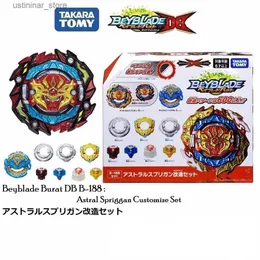 Beyblades Metal Fusion Takara Tomy Beyblade B-188 Astral Spriggan DB Personalização Conjunto L416