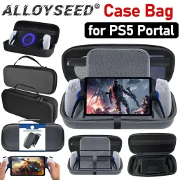 Przypadki do PS5 Portal Console Portable Case Bag Eva Hard Carry Case for Sony PlayStation 5 Portal Handheld Game Console Akcesoria