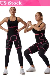 USA: s aktiefartyg Women Neoprene Slimming Belt Sweat Body Leg Shaper High Midist Trainer Fat Belt lår Trimmer Body Shaper9426596