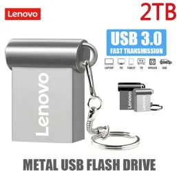 Adapter Lenovo USB 3.0 Flash Drive 2TB 1TB Pendrive 512GB 256GB 128GB USB3。 0メモリスティックペンドライブフラッシュUSBディスク最高のギフト