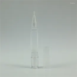 Lagringsflaskor 50 st 3 ml/5 ml tomma transparent twist penna kosmetiska container läppglans ögonfrans tillväxt flytande nagelt näringsolja pennor med