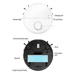2023 3in1 Wet And Dry Ultrathin Cleaning Machine Automatic Robot Vacuum Cleaner Smart Wireless Sweeping Mopping Home y240408