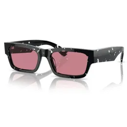 Дизайнеры модные прямоугольные солнцезащитные очки Мужские классические солнечные кольца высокого качества UV400 устойчивые очки с коробкой Spra03s